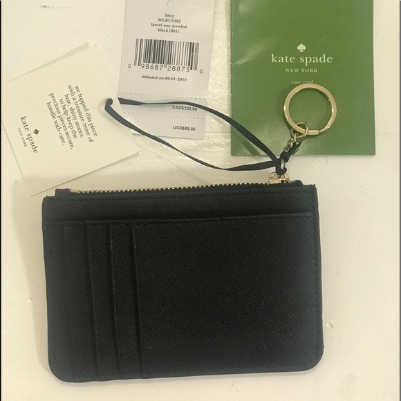 Kate Spade Laurel Way Jeweled Bitsy Card Holder - Picture 3 of 6